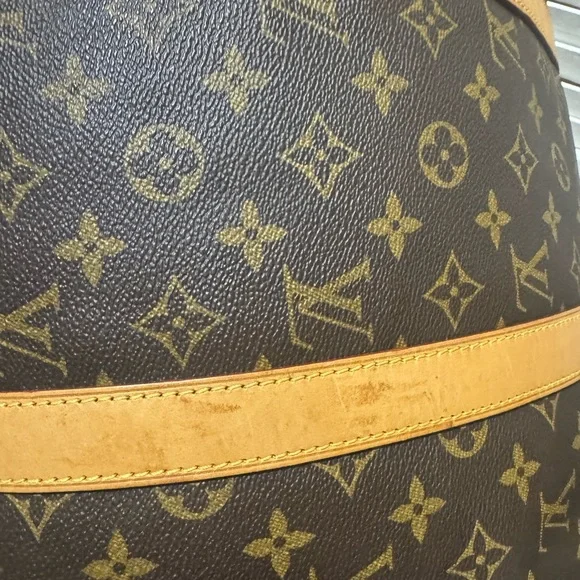 Vintage Louis Vuitton Keepall Bag with Monogram Canvas